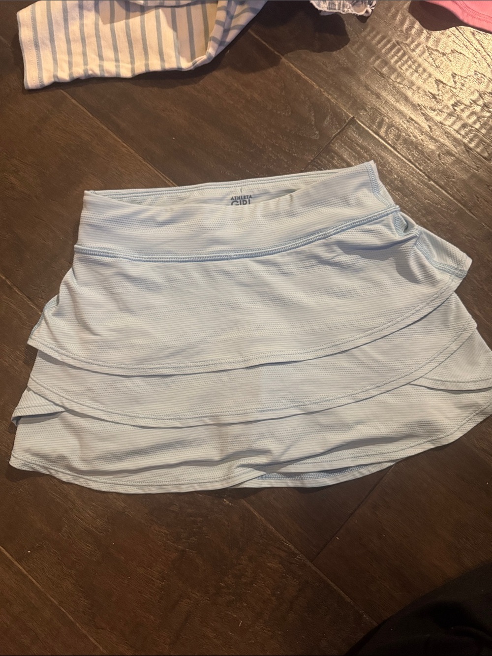 Athleta Pale Blue Layered Skort